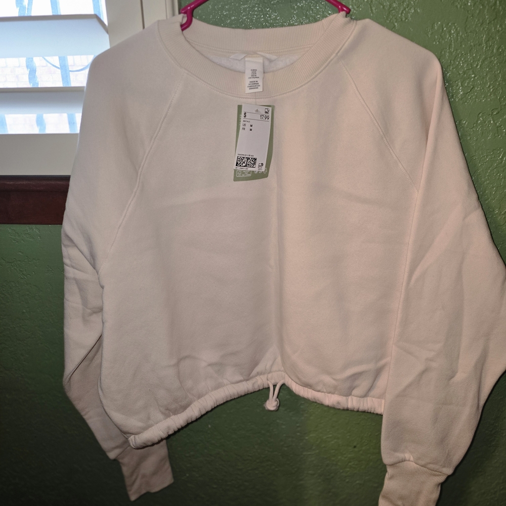 H&M Light Pink Sweatshirt